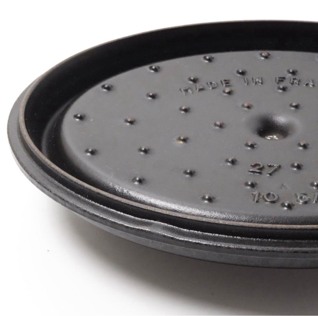 【美品】ストウブ staub ピコココット オーバル 27cm ブラック