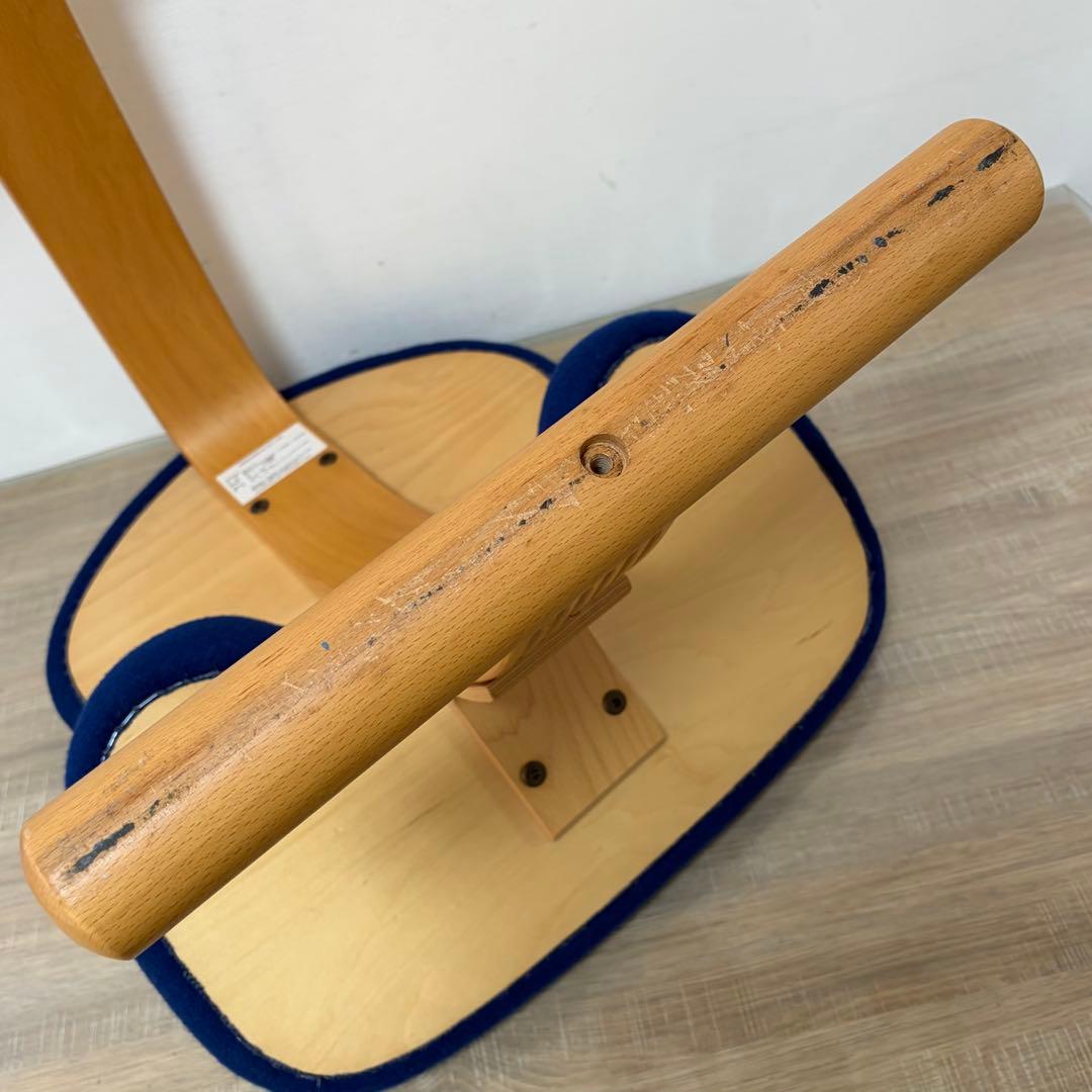 Rybo リボ バランス チェア イージー 姿勢矯正 椅子　ブルー　青