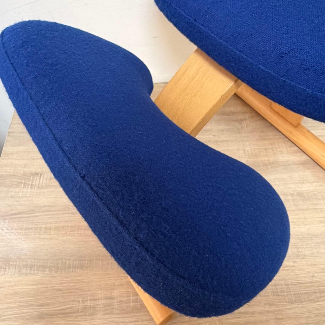 Rybo リボ バランス チェア イージー 姿勢矯正 椅子　ブルー　青