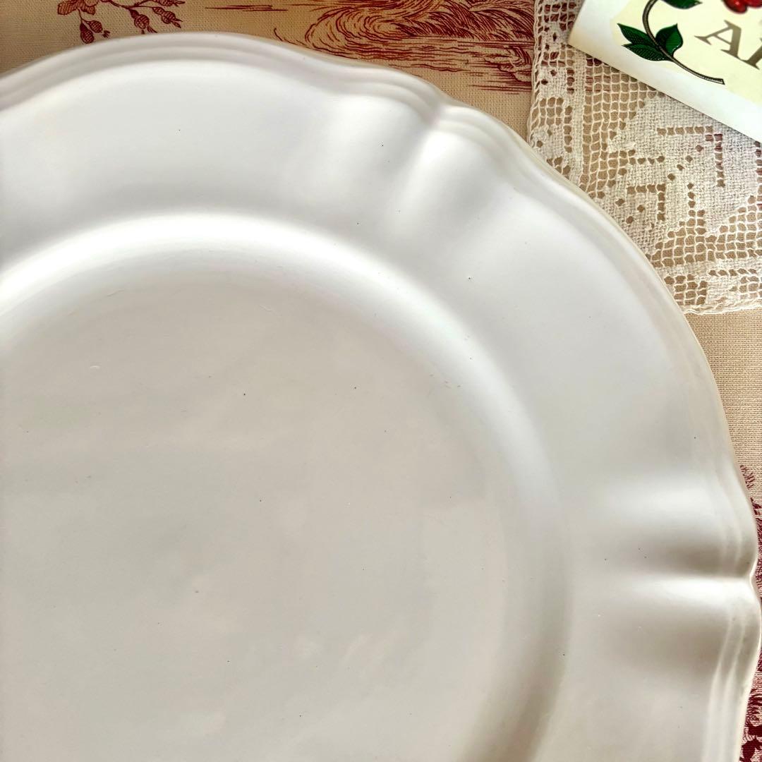 お値下げ♡美品˚✧₊フランスアンティーク˚✧ サルグミンヌの花リムꕤ︎︎大皿❁⃘˚✧⁎