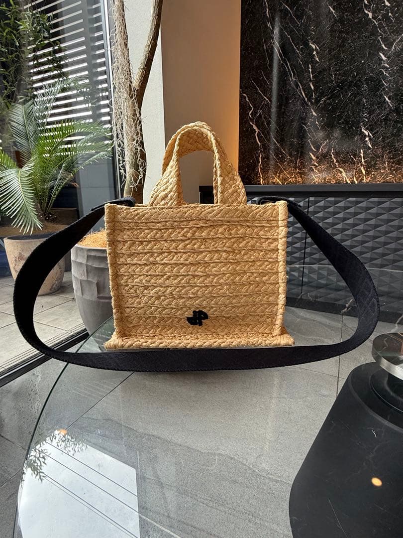 PATOU パトゥ ラフィア JPトート スモール