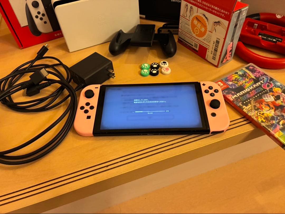 【おまけ付き】Nintendo SWITCH 有機EL&マリオカート8デラックス