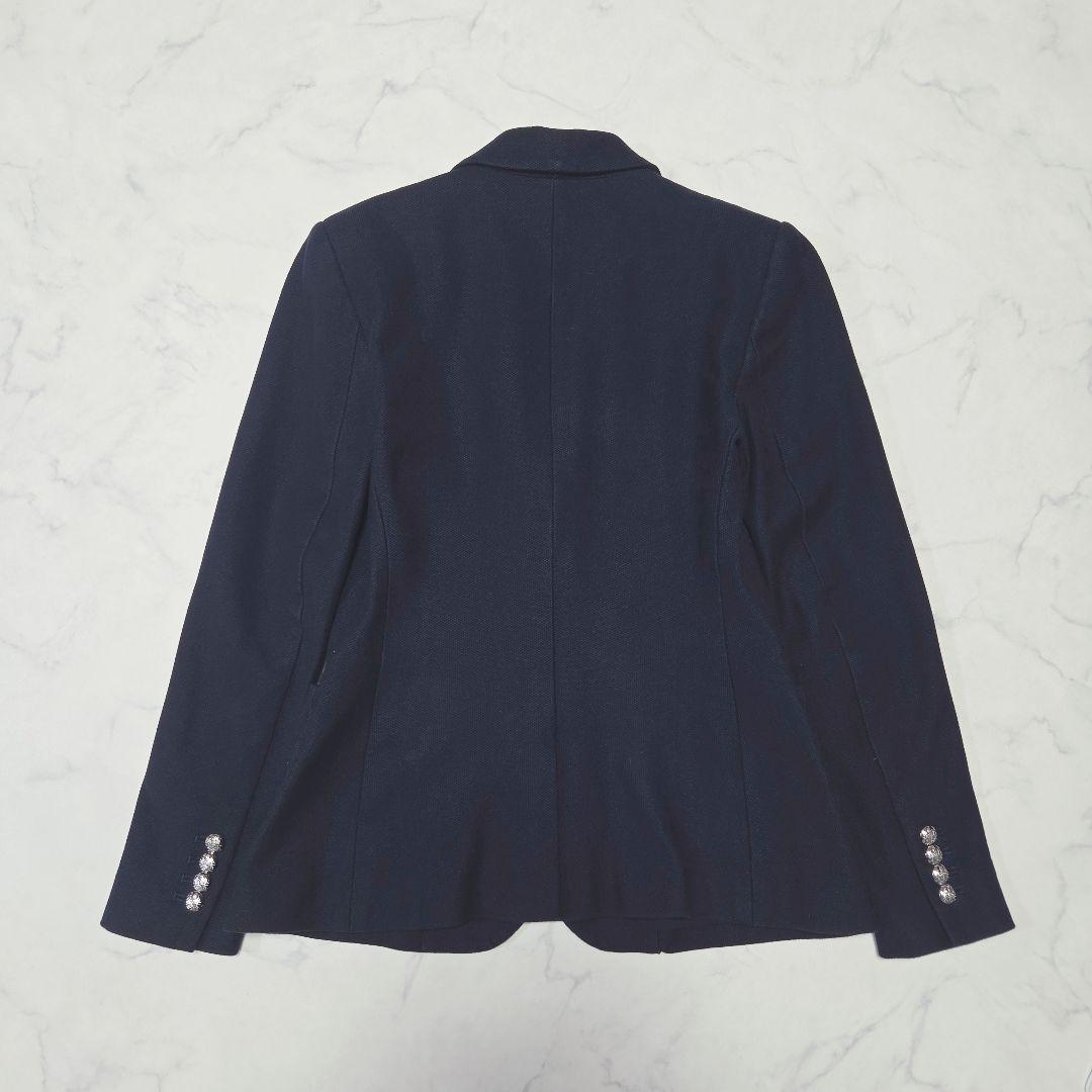 美品✨ローレン ラルフローレン ブリオン刺繍パッチ ジャカードブレザー