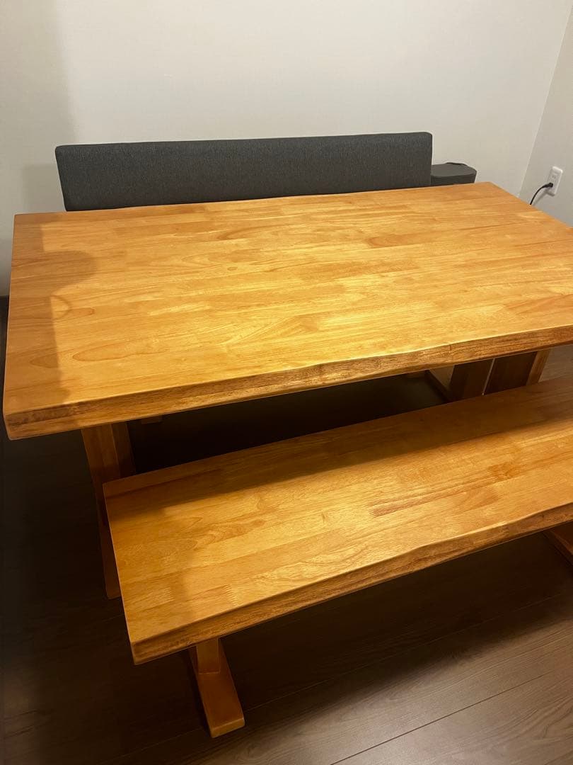 【ご購入者様決定済】白王 背付きベンチ1300