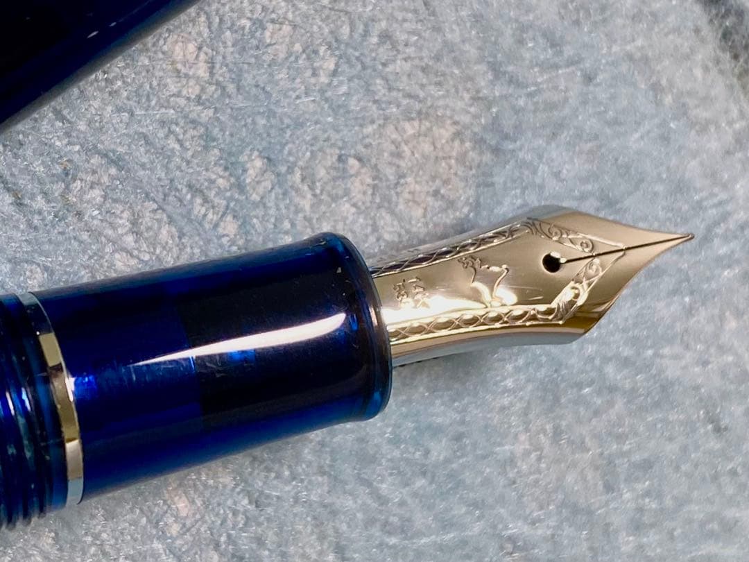 て*ん様 大丸藤井セントラル　万年筆　北の彩景事典第2弾　摩周ブルー