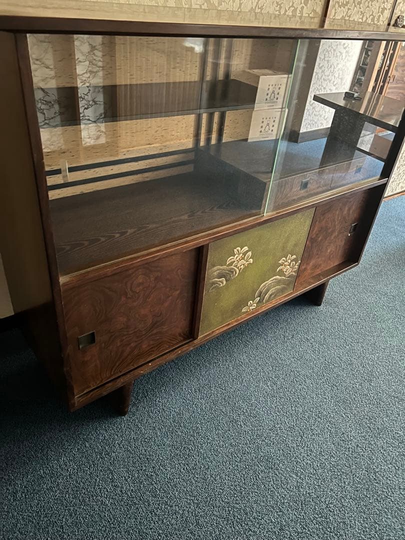 水屋箪笥/レトロな木製キャビネット