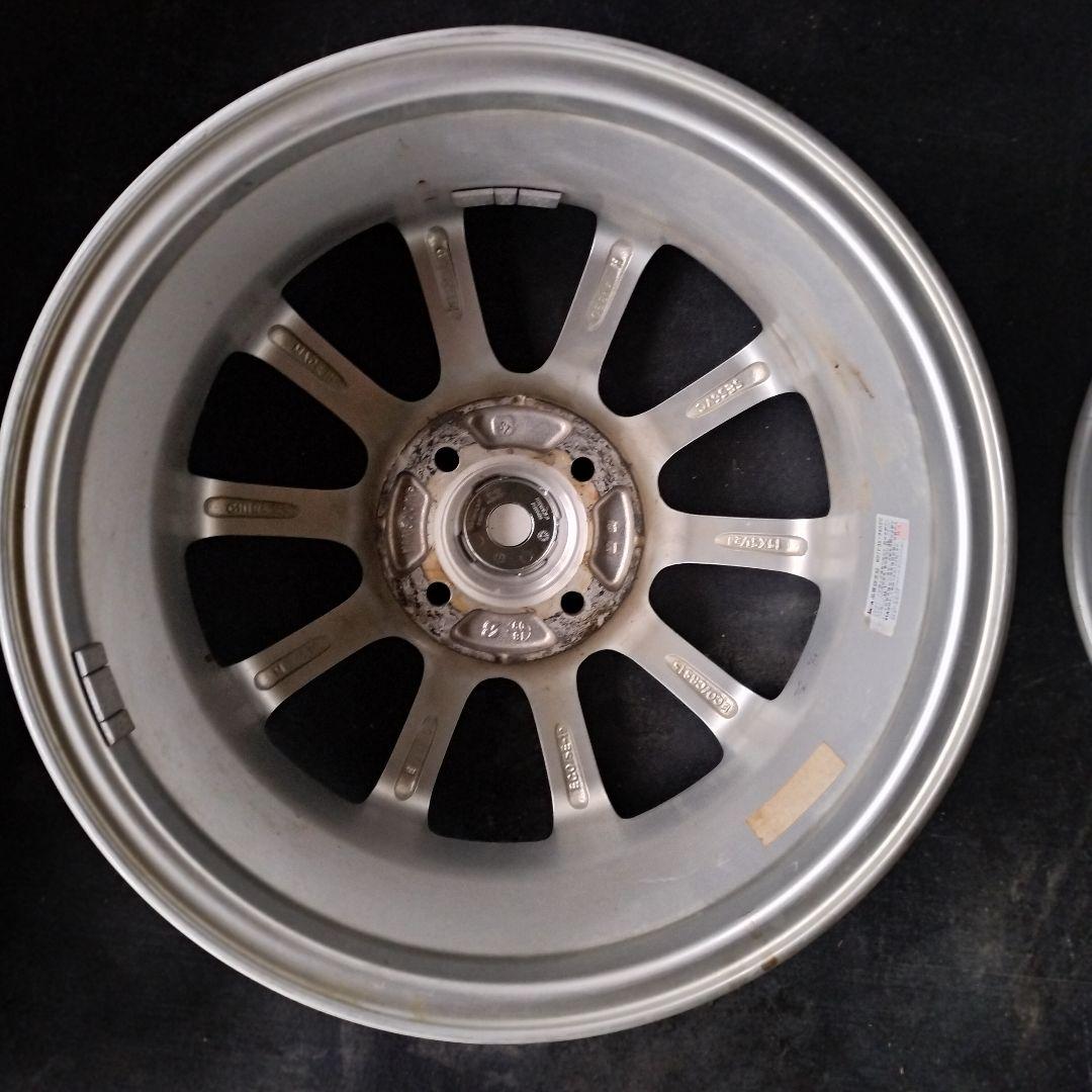 15インチ シルバー スポークホイール2本-1