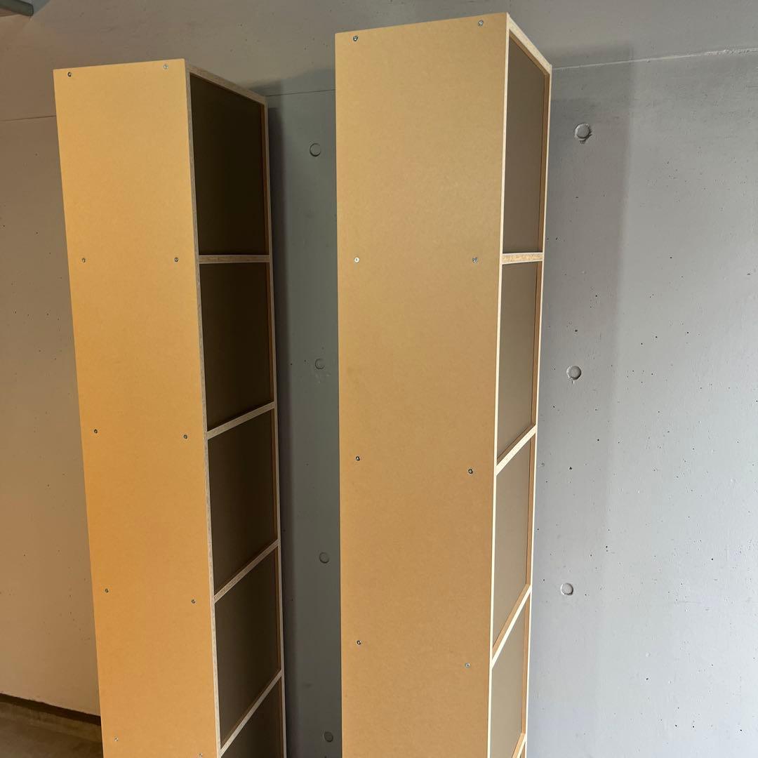 美品・廃盤希少★無印 パルプボードボックス・タテヨコＡ４サイズ・５段 ２個セット