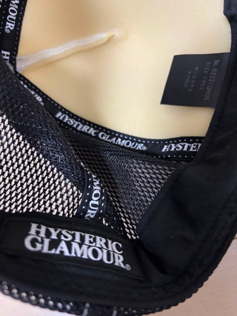 HYSTERIC GLAMOURスピードスターメッシュキャップ