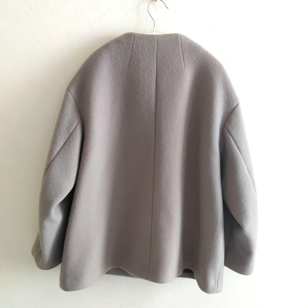 イエナ／MANTECOショートコート グレージュ