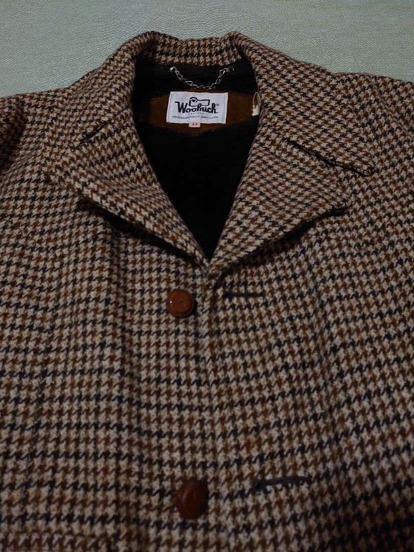 70s Archive ウールリッチ ツィード系 ヴィンテージ XL USA製
