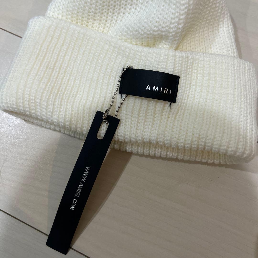 AMIRI ニット帽　ホワイト