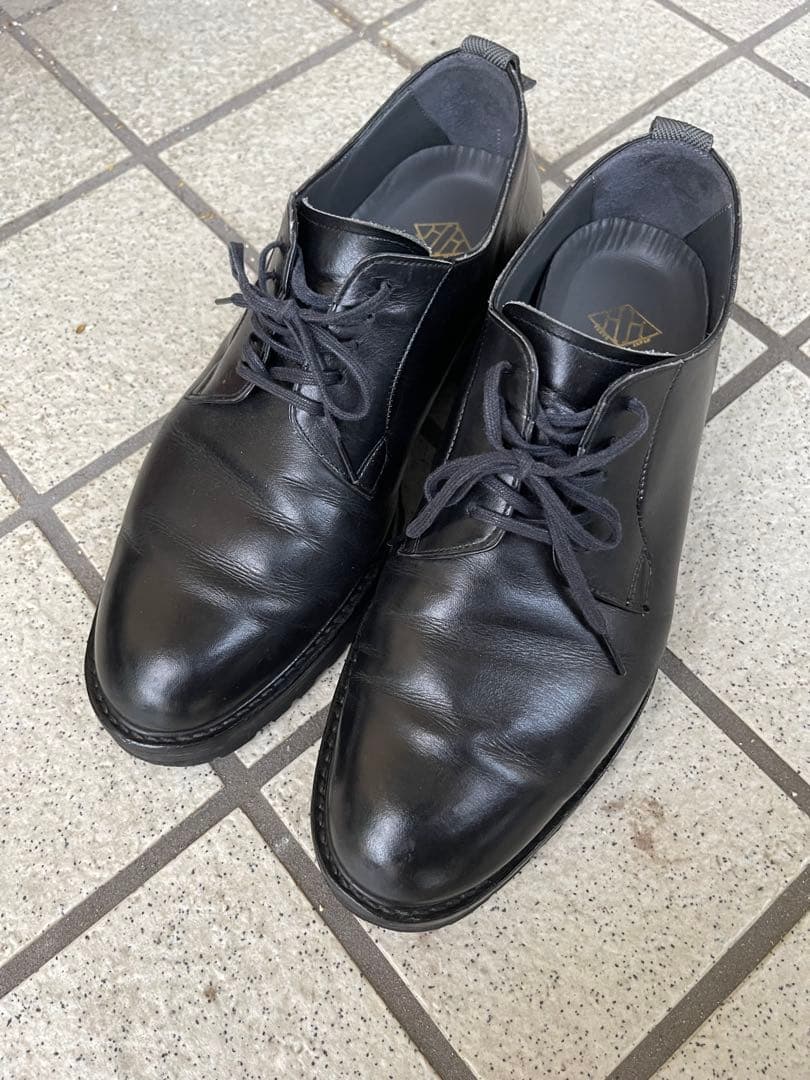 WH ダブルエイチ26cm プレーントゥ干場スペシャル　ブラック