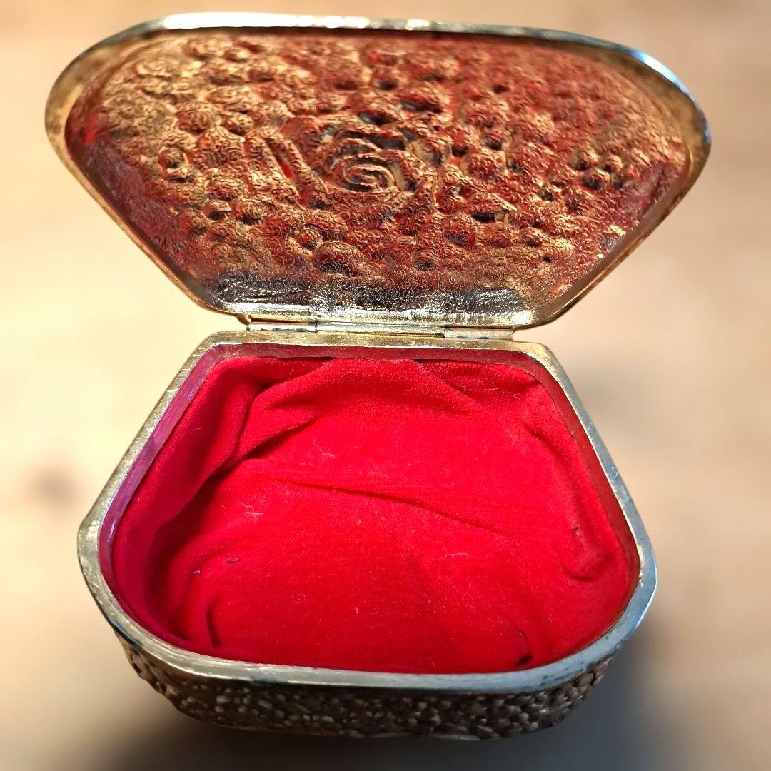 昭和 レトロ 小物入れ コンパクト アクセサリーケース 花柄 イタリア