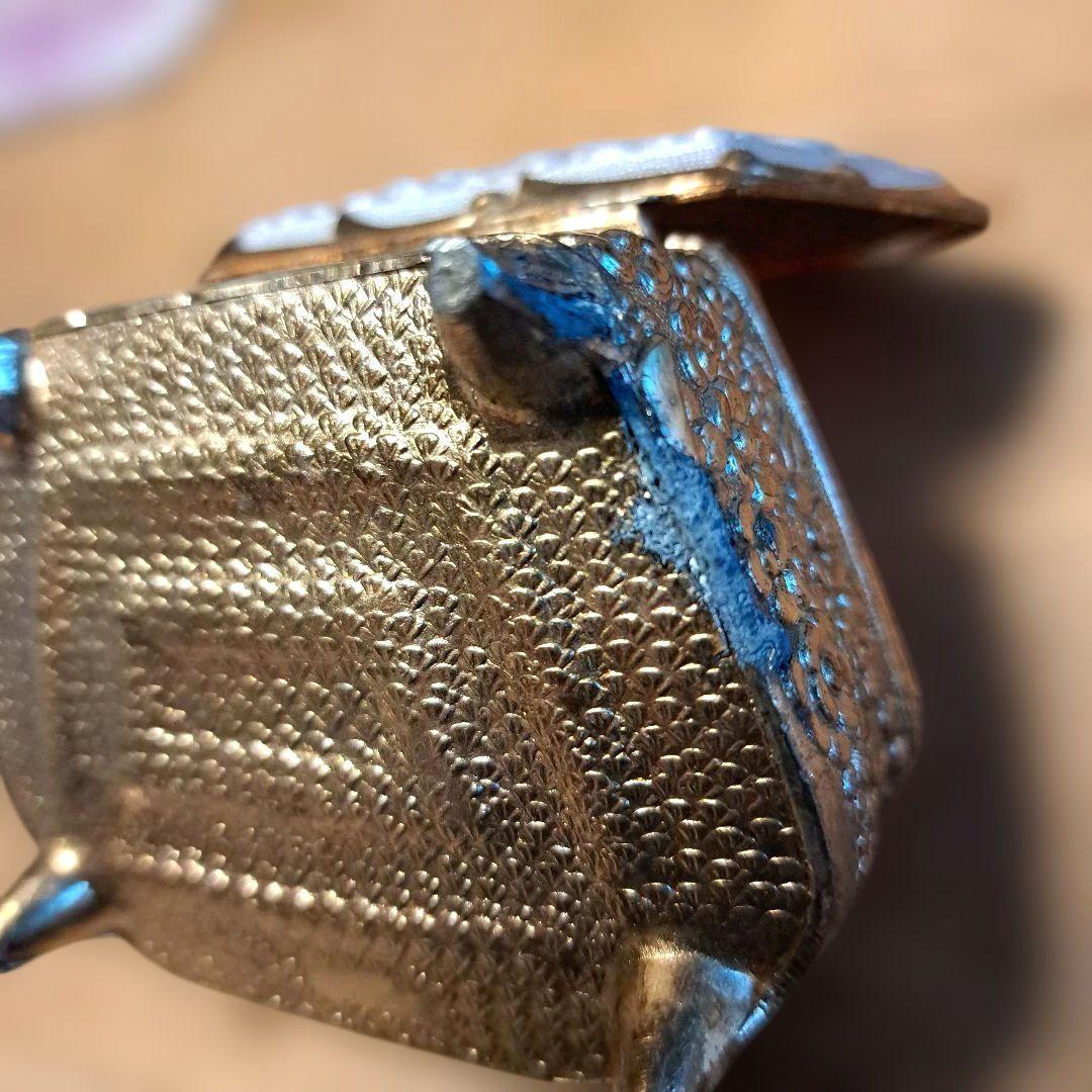 昭和 レトロ 小物入れ コンパクト アクセサリーケース 花柄 イタリア