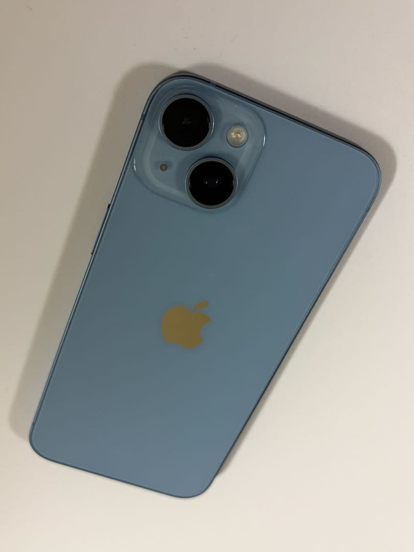 iPhone14 128GB SIMフリー ブルー 美品 ケース2個付き