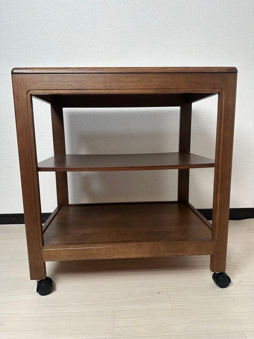 カリモク キッチンワゴン AS6116 ナチュラル シンプル キャスター※i4※