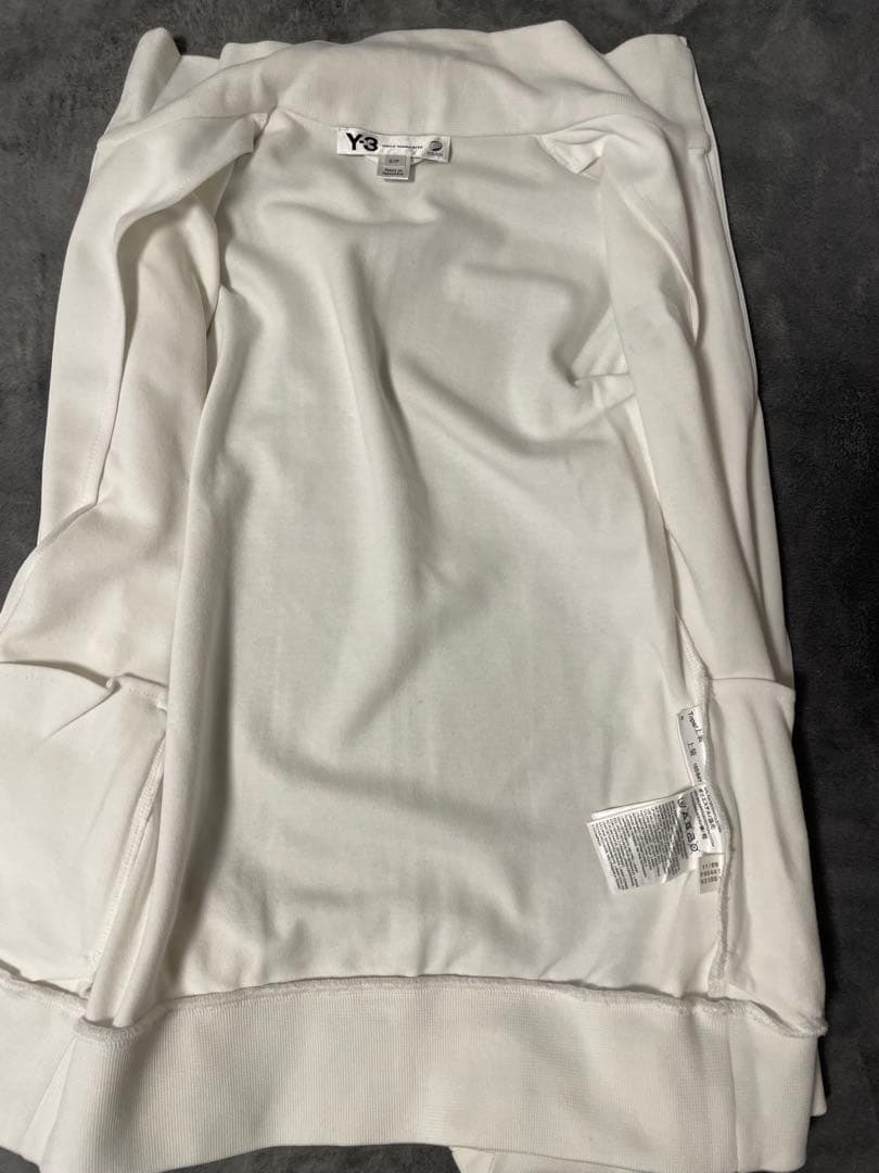 Y-3 adidas ジップアップ　トラックジャケット　ホワイト　P95441