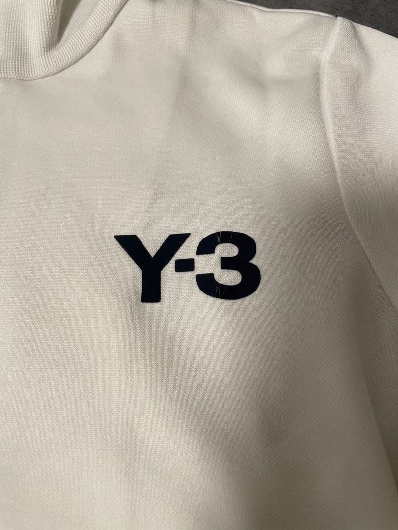 Y-3 adidas ジップアップ　トラックジャケット　ホワイト　P95441
