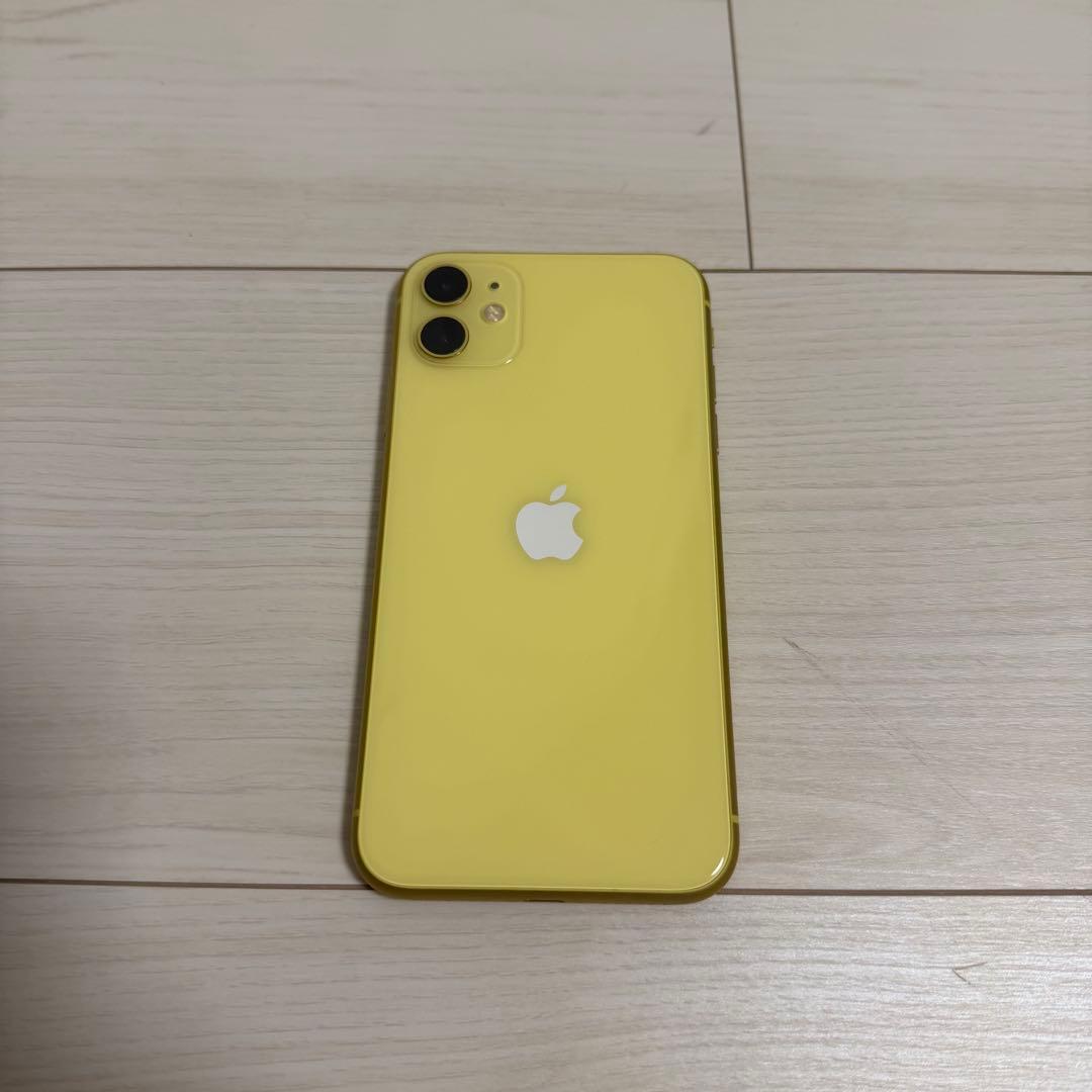 【美品】iPhone 11 イエロー 64 GB SIMフリー