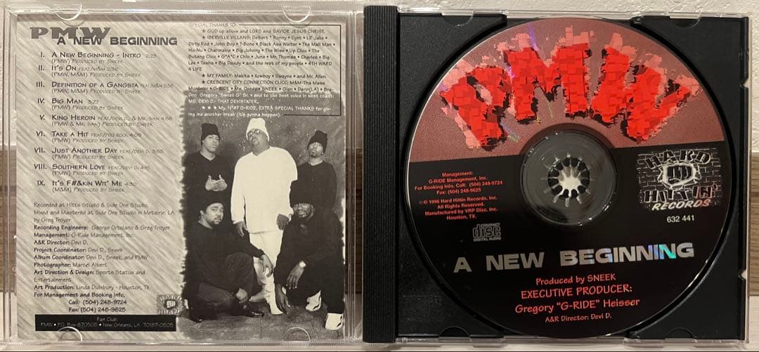 洋楽 PMW A NEW BEGINNING G-RAP