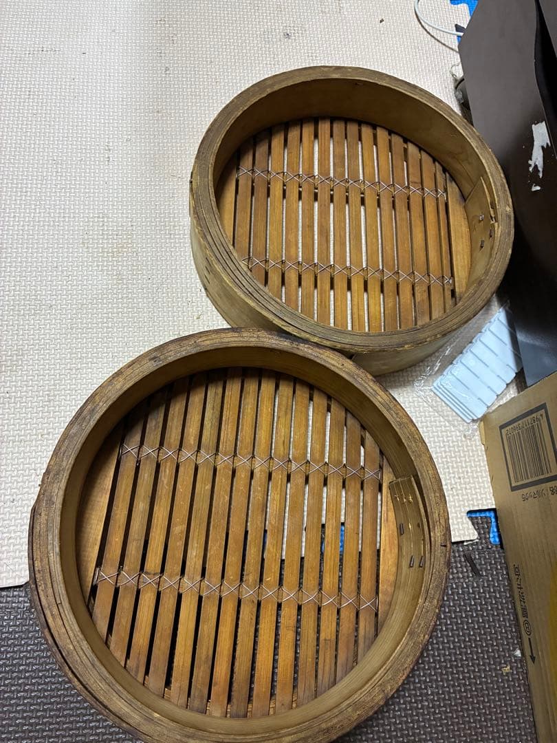 7個セットヒノキセイロ 檜セイロ 24cm かっぱ橋道具街購入 確かに1個3万円