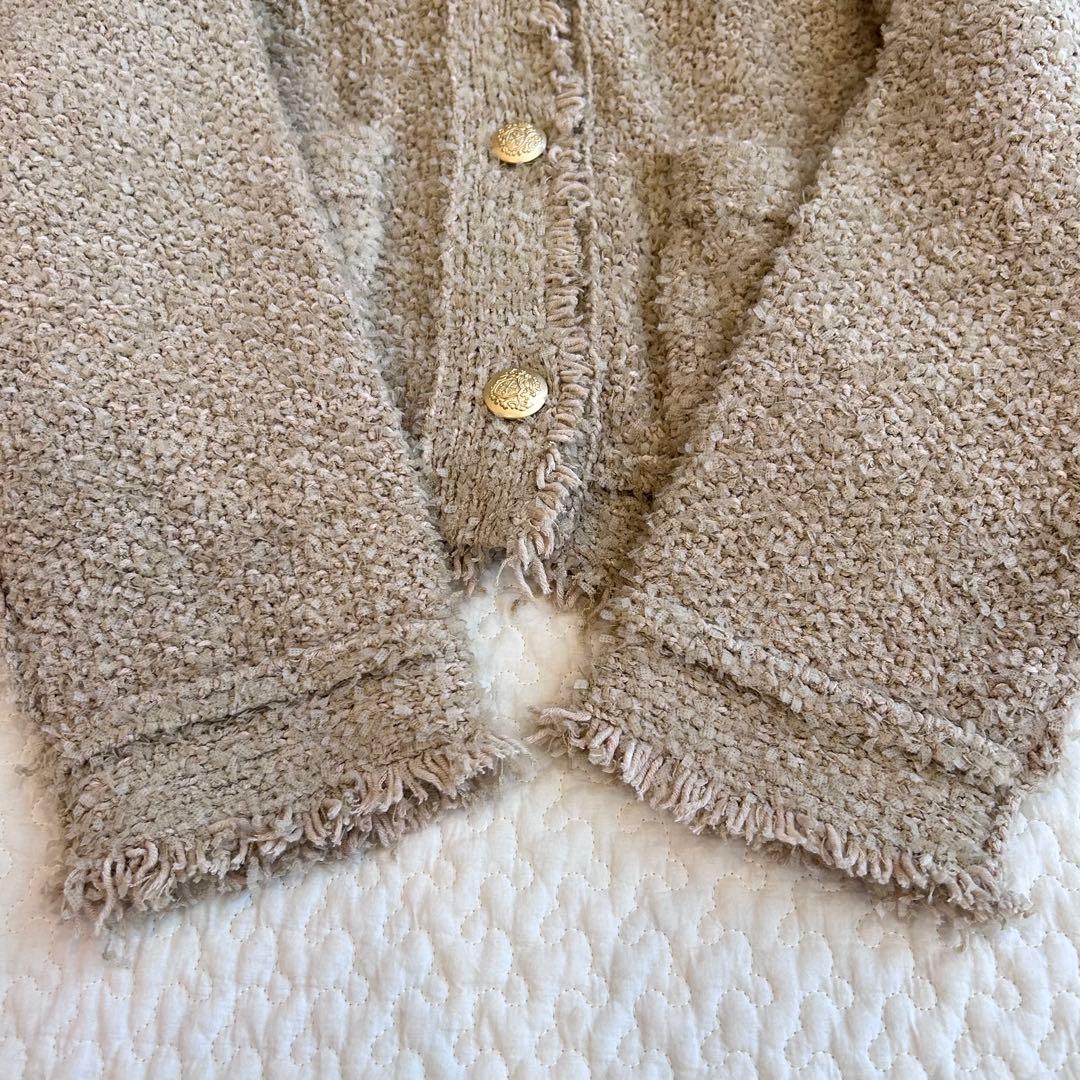 美品♡ウィムガゼット　ニットTWEEDYジャケット　25年SS フリー