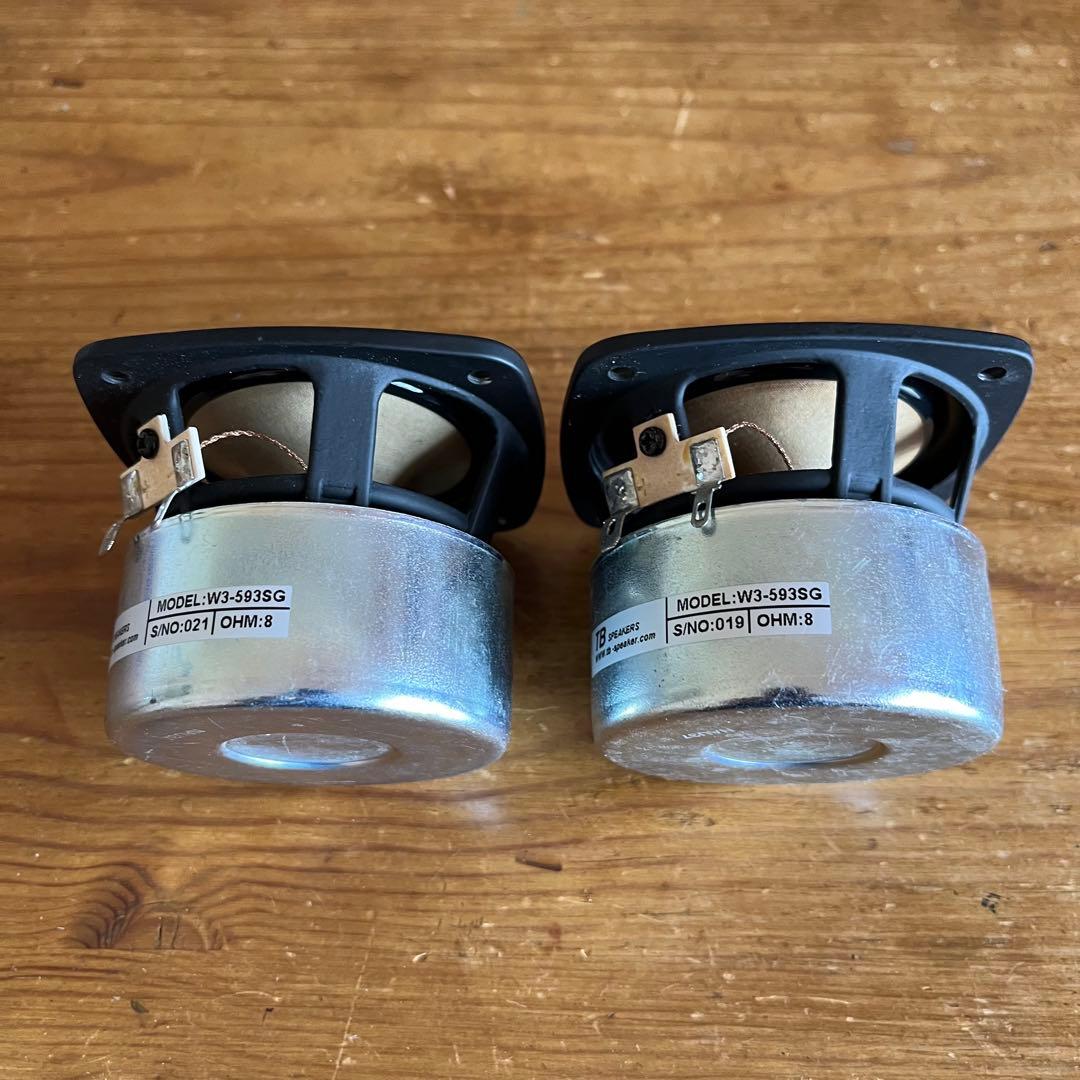 Tangband W3-593SG 8cmフルレンジスピーカーユニットペア