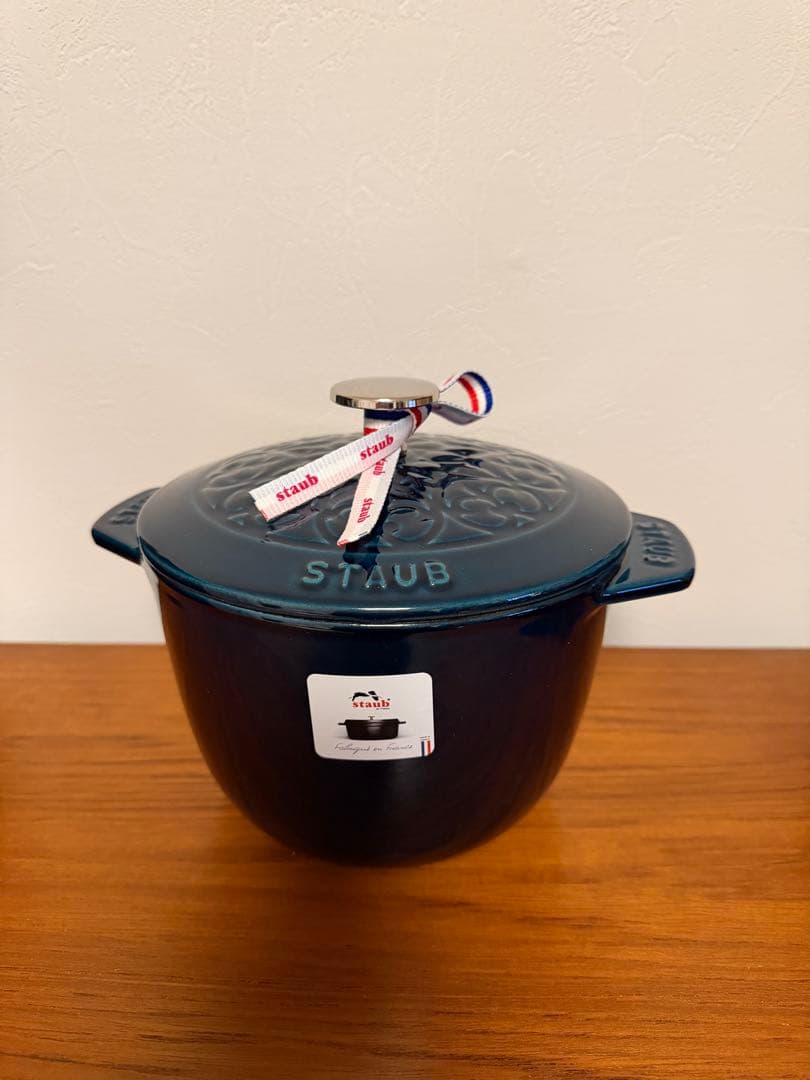 【新品未使用】ストウブ　ココットデゴハン リリー M ラメール 16cm