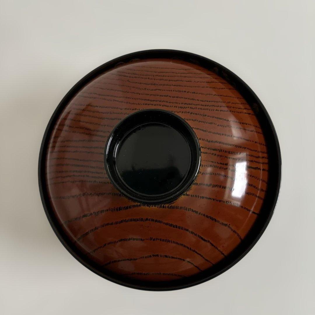 ✴︎昭和レトロ・輪島塗・辰三作・特選うるし塗・蓋付きお吸い物椀 10客・未使用✴︎