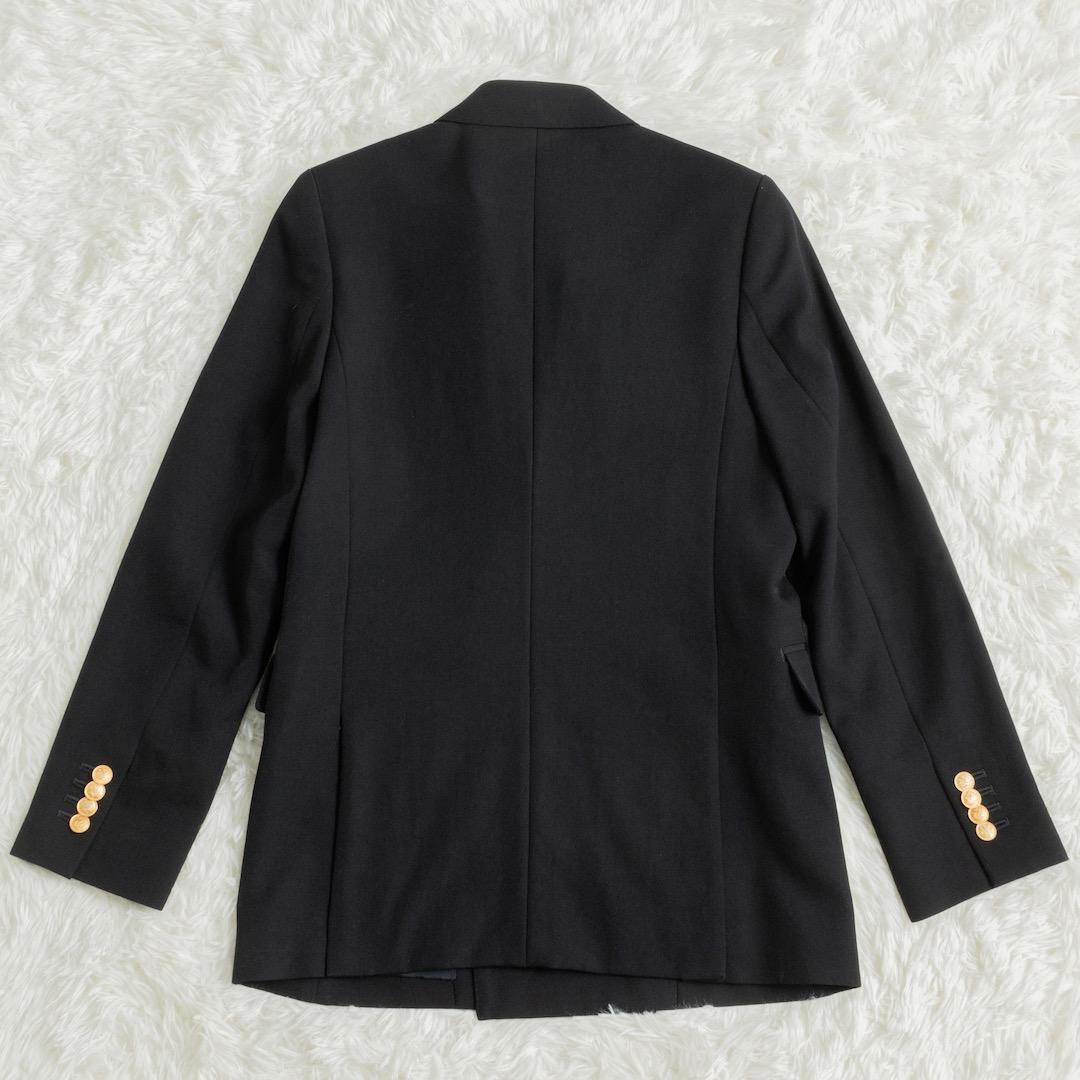 未使用 MACPHEE ビンテージギャバジン ダブルブレストジャケット 34 紺