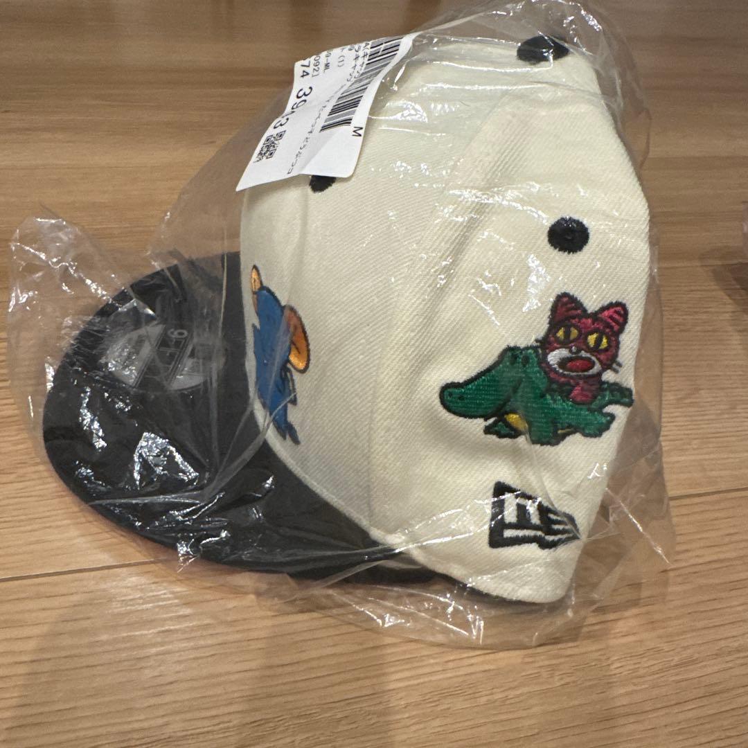 NEW ERA たべっ子どうぶつ　ニューエラキャップ　9FIFTY 白　M/L