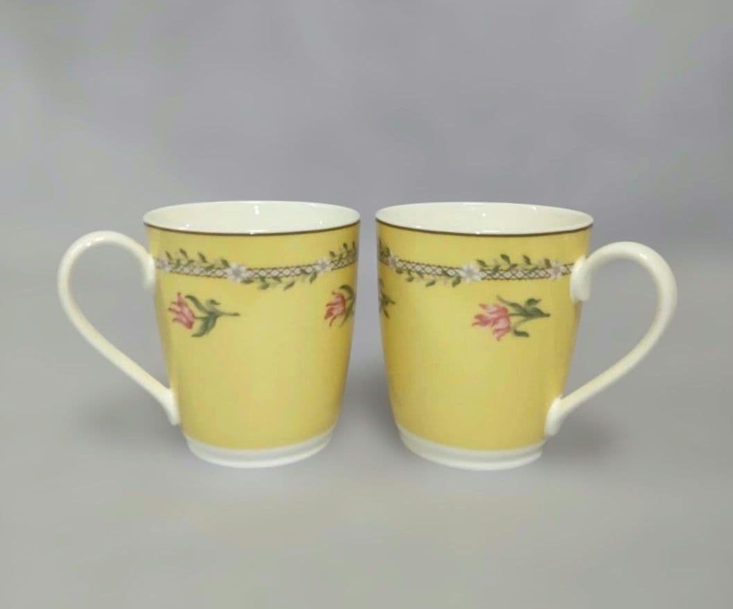 TIFFANY & Co. ティファニー ピンクチューリップ 皿マグカップセット