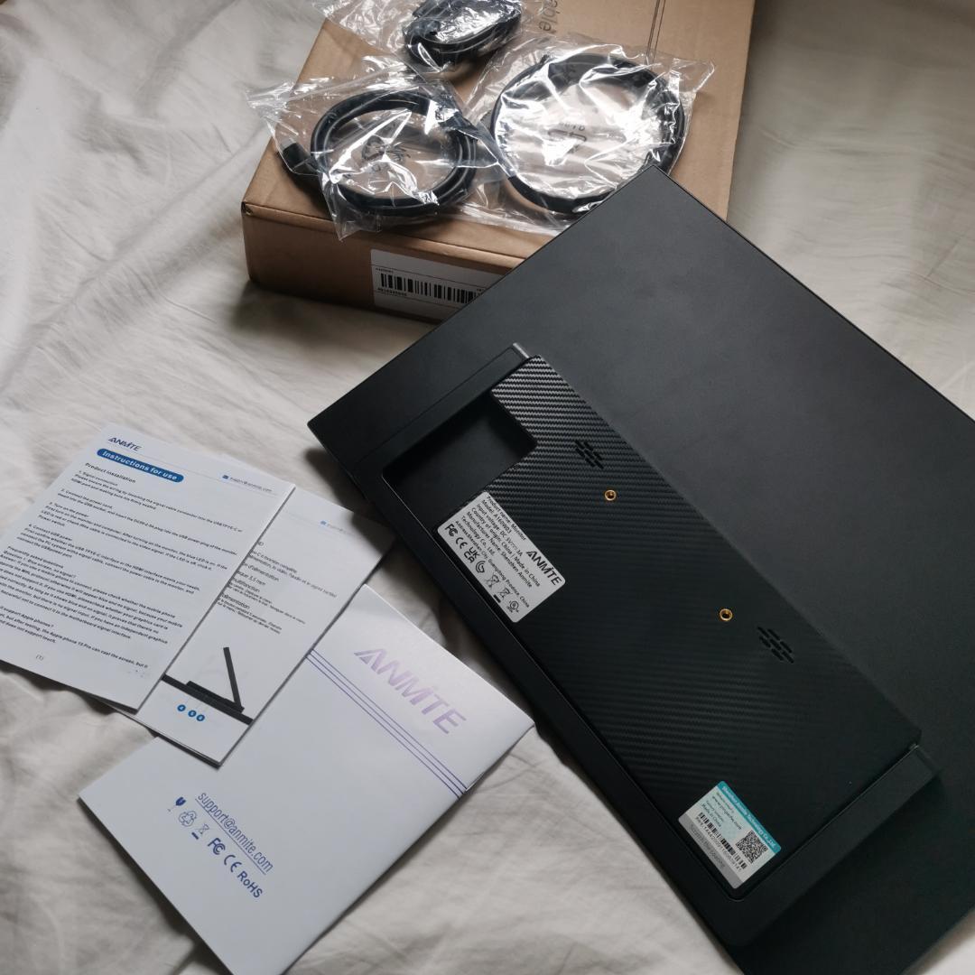 ANMITE 16インチ ポータブルモニター タッチなし 1920x1200