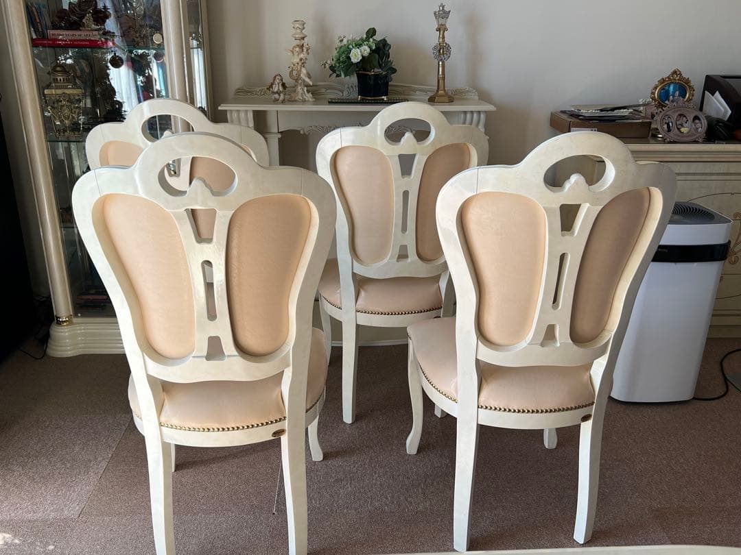 ①サルタレッリ　猫脚チェア 4脚　※4脚同時販売のみ(送料込み)最終価格