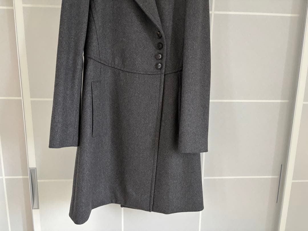 GUCCI コート　美品　グレー　38