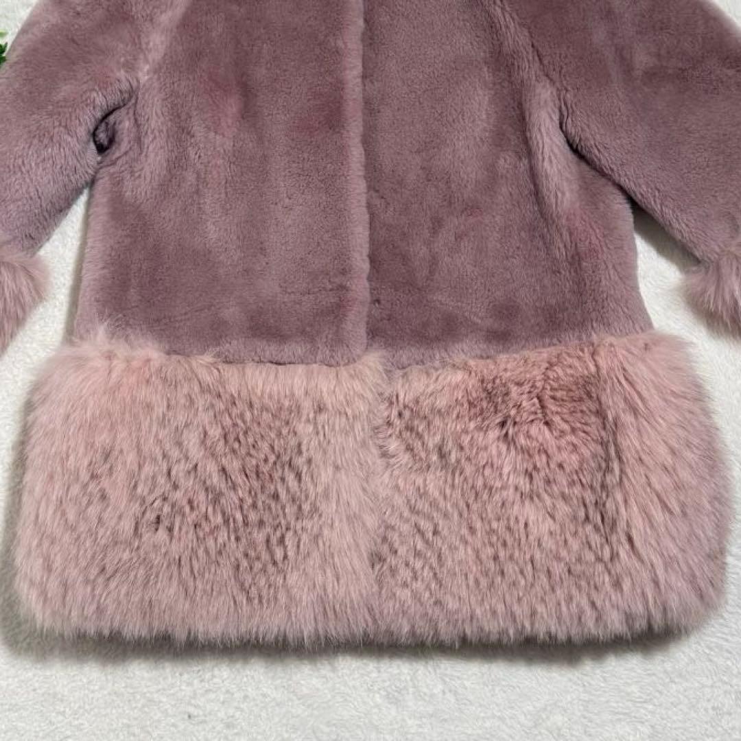 極美品　グレースコンチネンタル ラムファーフォックスファー　コート　2way