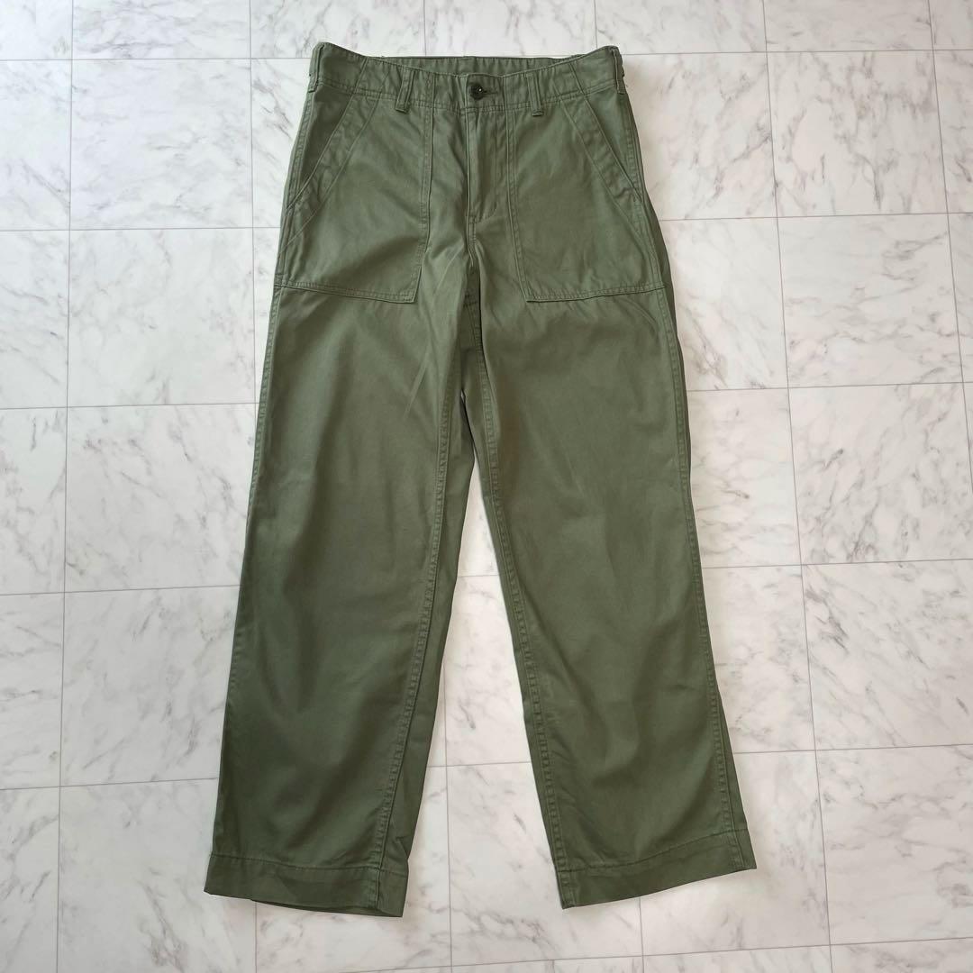 25年 Spick&Span ルーズベイカーパンツ カーゴパンツ カーキ 38