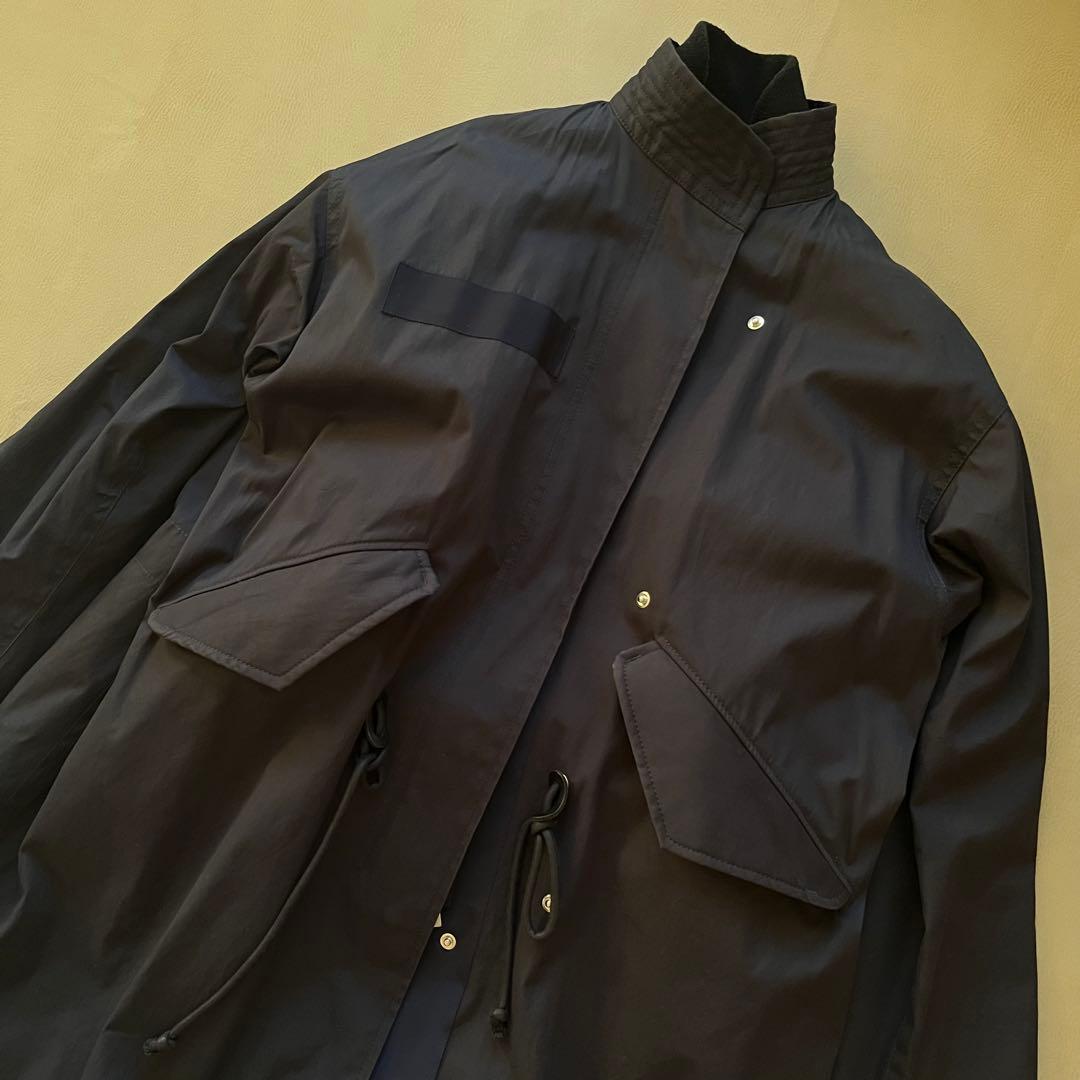 ひ*た様 希少 sacai ma-1 モッズコート ドッキングコート size1