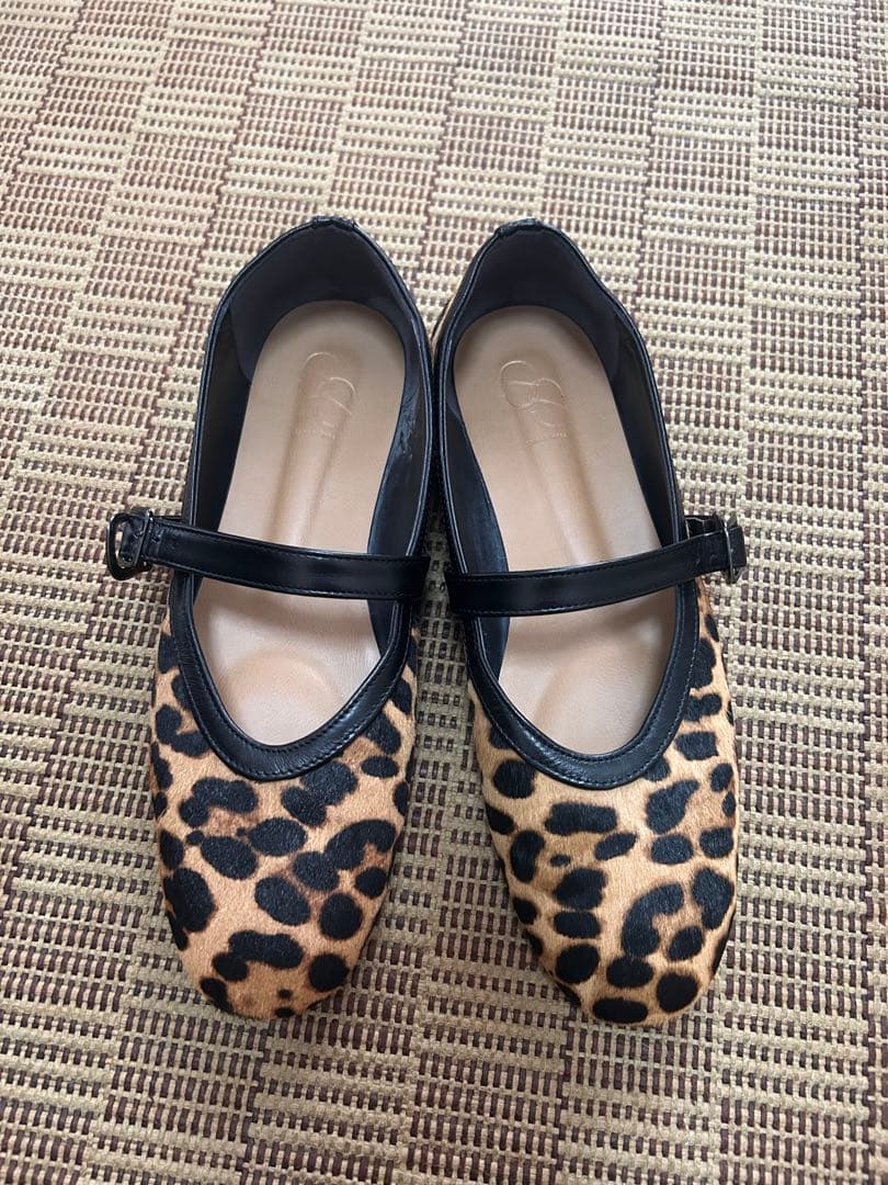 spick&span レオパードメリージェーン