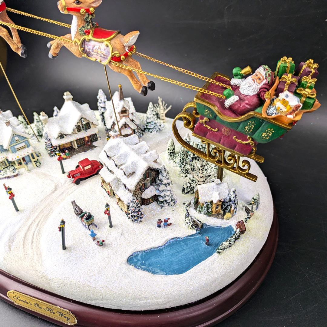 限定品 トーマスキンケード オルゴール サンタ オン ウェイ 箱・ 証明書付