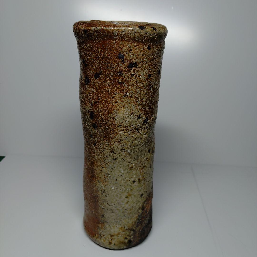 常山　陶器　フラワーベース　和