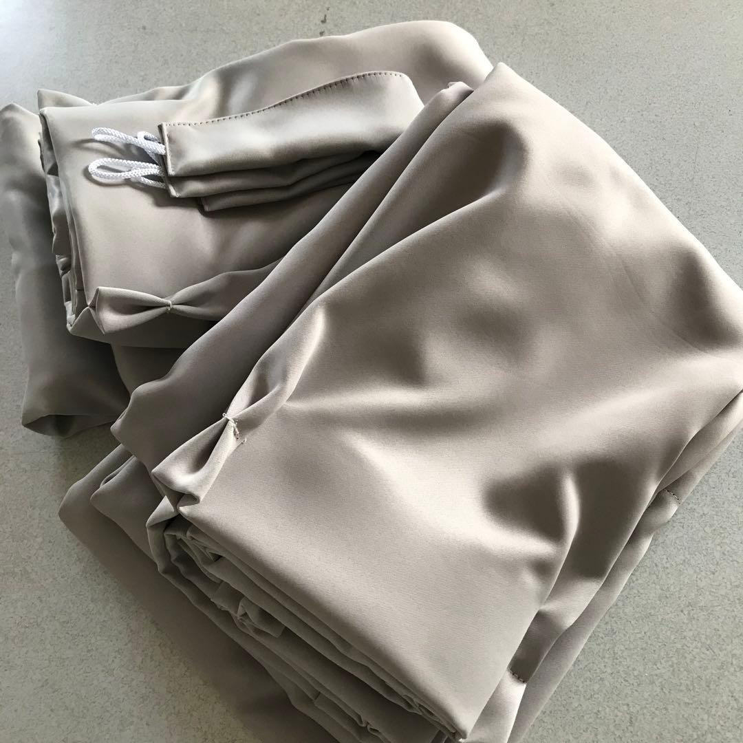 防炎　1級遮光カーテン　幅150cm×丈220cm2枚