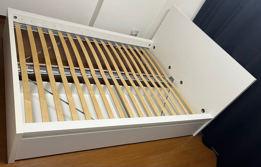 IKEA マルム ベッドフレーム 収納付き