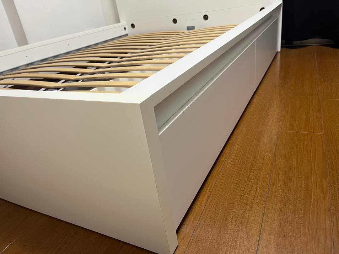 IKEA マルム ベッドフレーム 収納付き