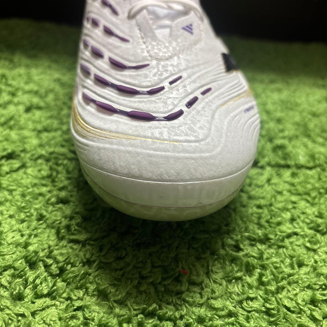 極美品 アディダス　プレデター　エリート　HGAG　25.5cm　白金紫