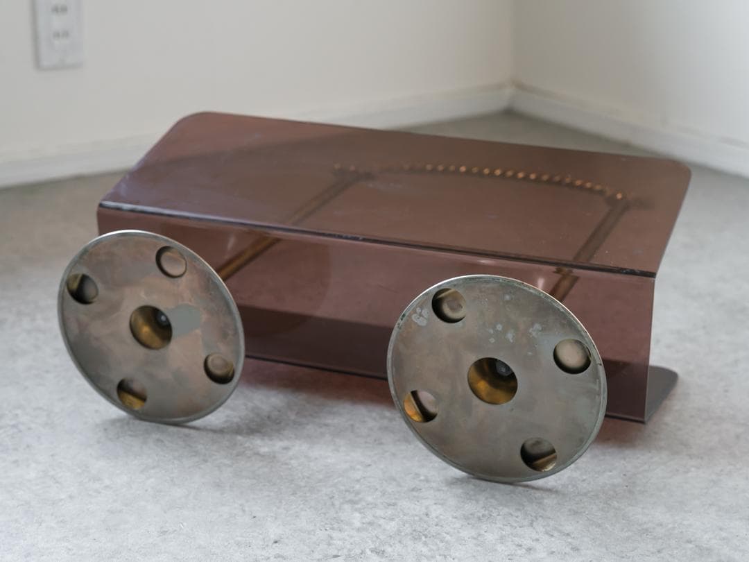 60-70's vintage アクリル マガジンラック/収納 レトロモダン