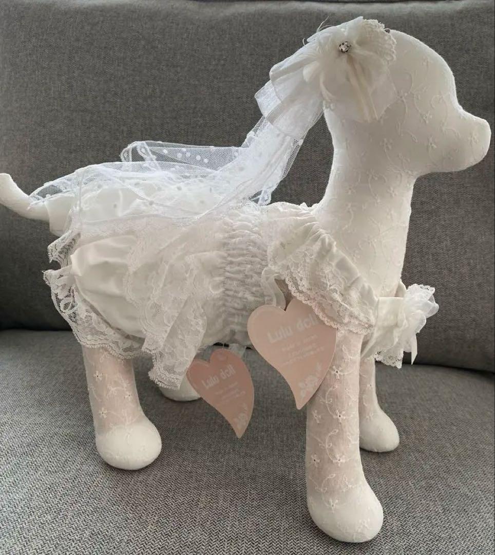 新品 華集LULU doll ヘッドリュクスバーディ 水玉蝶タイ ケアお洋服