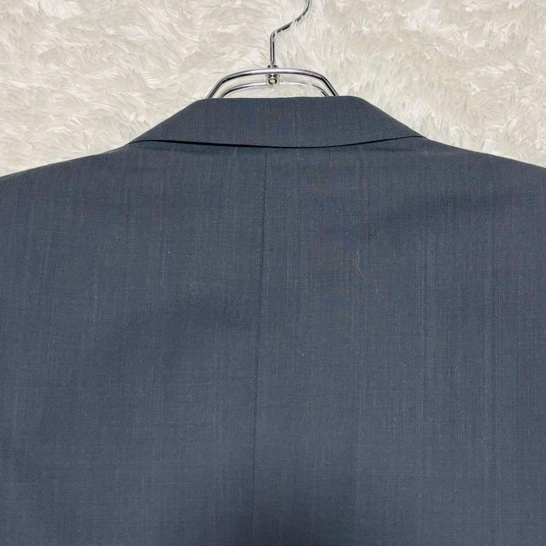 高級 GIVENCHY スーツ ダークグレー シャードチェック セットアップ L