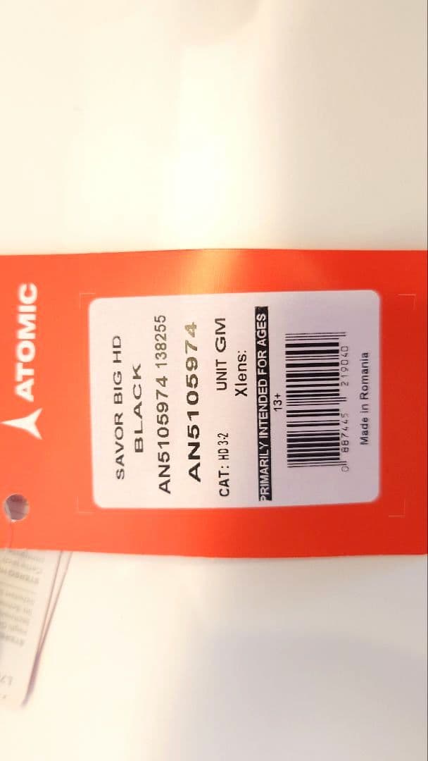 「新品未使用」ATOMIC ゴーグル